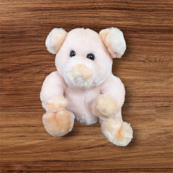 Kellytoy 2001 Plush Pig Stuffed Animal Toy 2" Pink & White Polyester Fiber Pigle - Picture 1 of 8